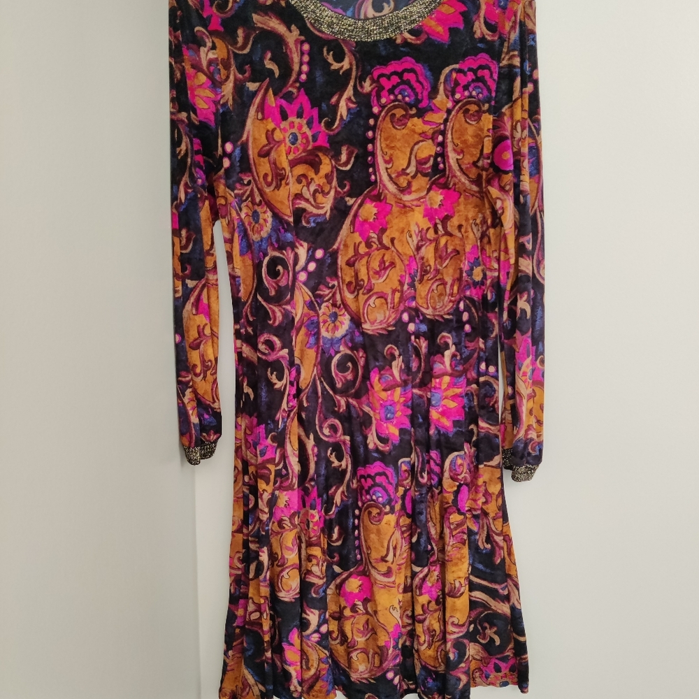 Vintage velvet dress